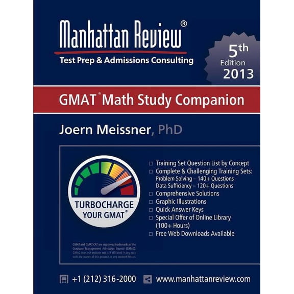 Manhattan Review GMAT Math Study Companion [5th Edition], (Paperback)