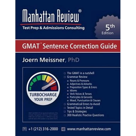 Manhattan Review GMAT Sentence Correction Guide [5th Edition] (Paperback)