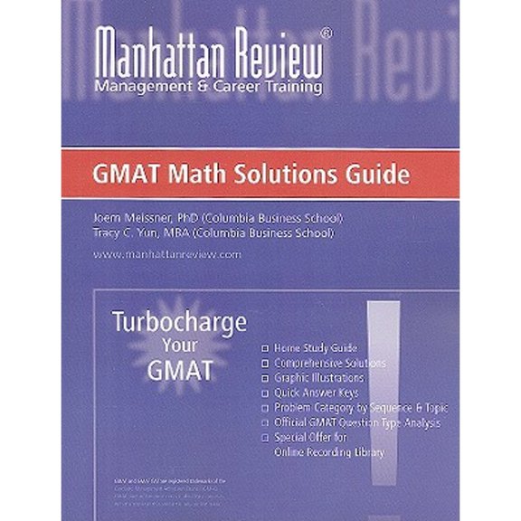 Pre-Owned Manhattan Review Turbocharge Your GMAT: Math Solutions Guide (Paperback) 0978843517 9780978843519