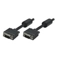 thumbnail image 1 of Manhattan SVGA HD15 Male to HD15 Male Monitor Cable with Ferrite Cores, 30', Black, 1 of 4