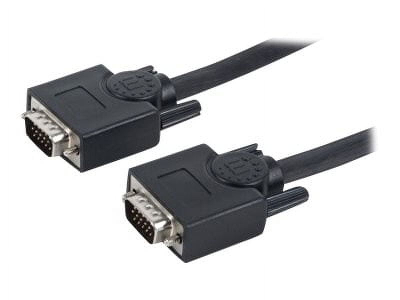 Manhattan SVGA Monitor Cable, 100', Black