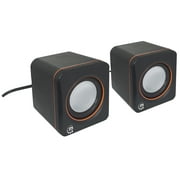 Manhattan 161435 2.0 Speaker System - 6 W RMS - Black - 90 Hz - 20 kHz - USB
