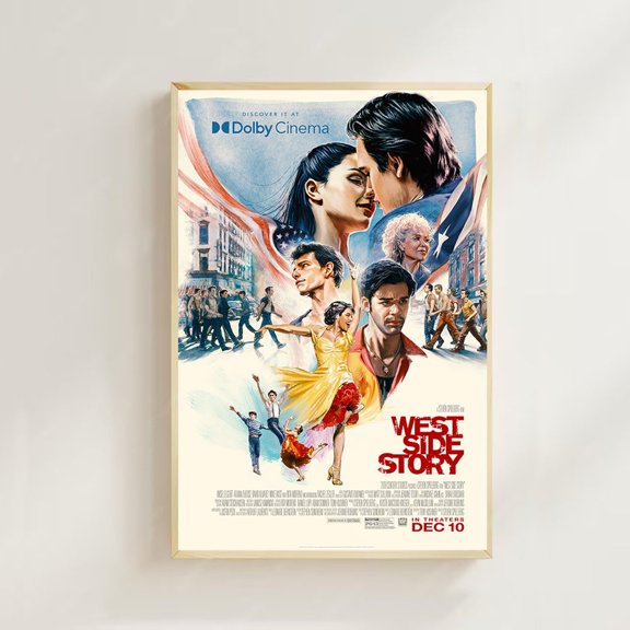 Manhattan Street Riot Neighborhood Gang Street Dance Musical Wall Art, Unframed Poster