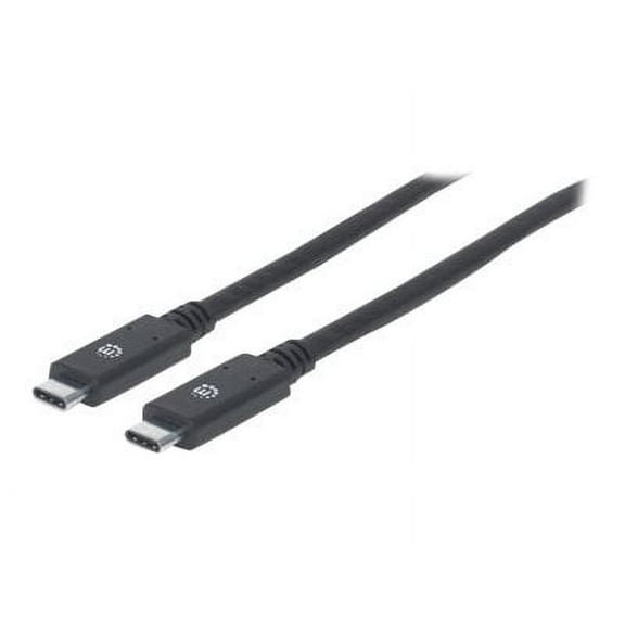 Manhattan 354905 SuperSpeed USB C Device Cable - Black