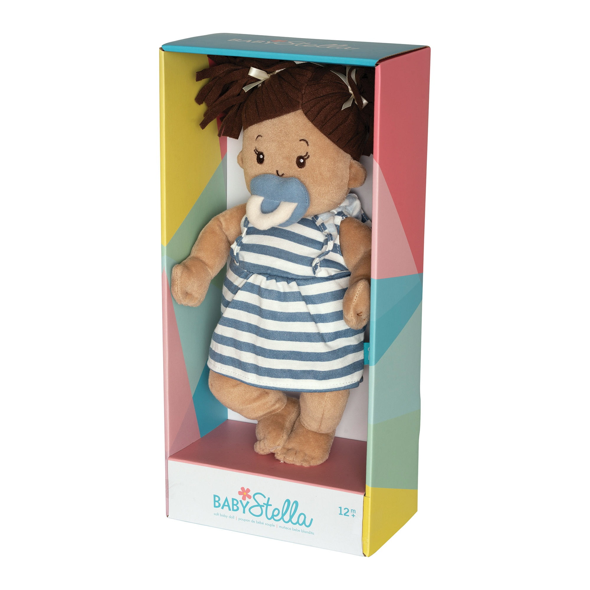 Brown Hair Baby Stella Beige Doll Soft First Baby Doll Manhattan