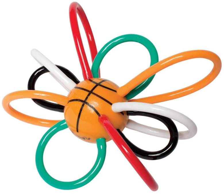 embargo Spruit schoolbord Manhattan Toy Basketball Winkel Rattle & Sensory Teether Baby Toy, 6" x  2.5" x 5" - Walmart.com