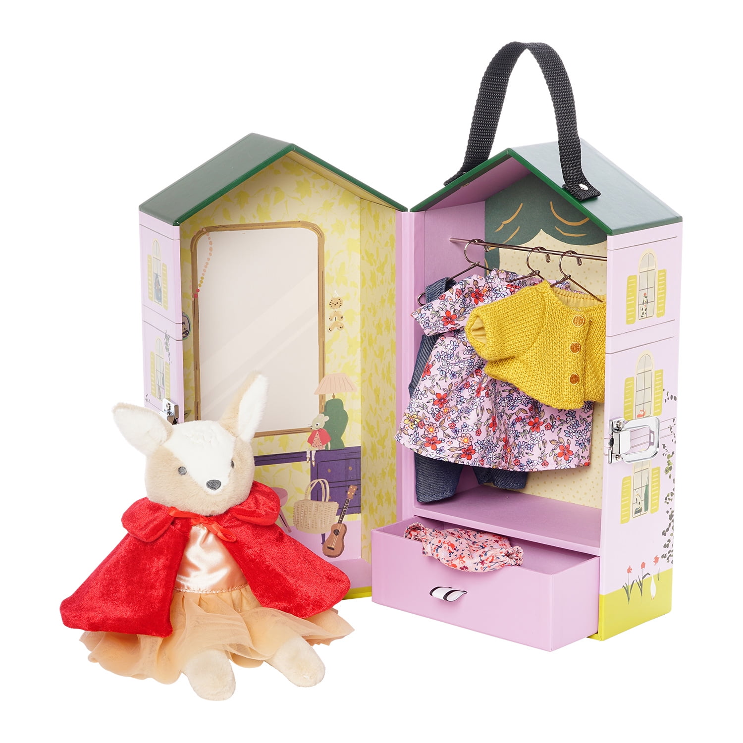 Manhattan Toy Clara's Closet Portable Mini Deer Stuffed