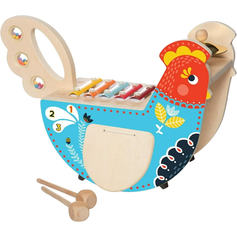 hadoo 3点セット　ヘクトル様 Manhattan Toy Musical Chicken Wooden Instrument for Toddlers with
