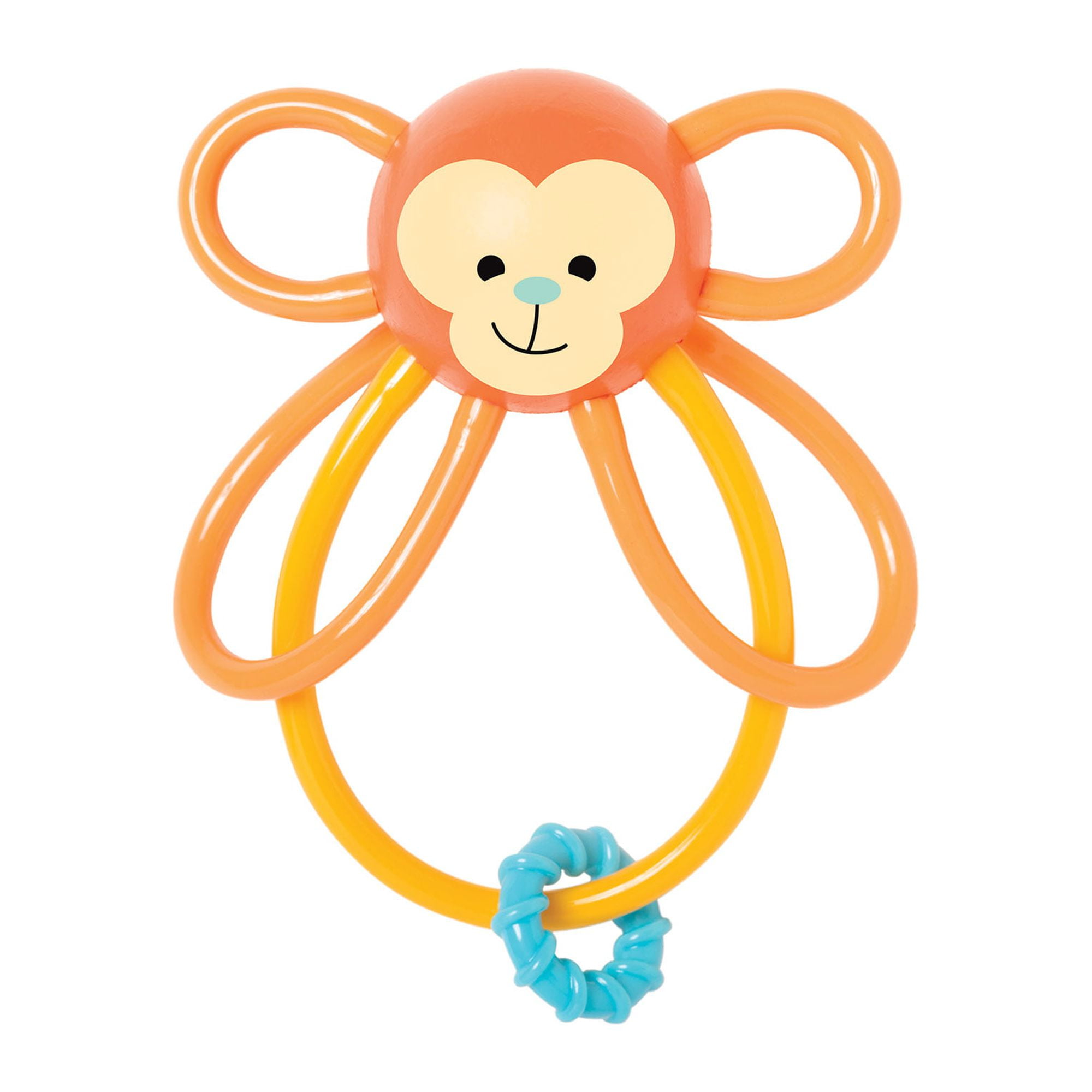 Monkey Ball Rattle Manhattan Toy Zoo Animal Winkel Monkey Multicolor Rattle & Sensory ...