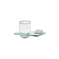 thumbnail image 1 of Manhattan Tumbler Holder, Satin Nickel, 1 of 4