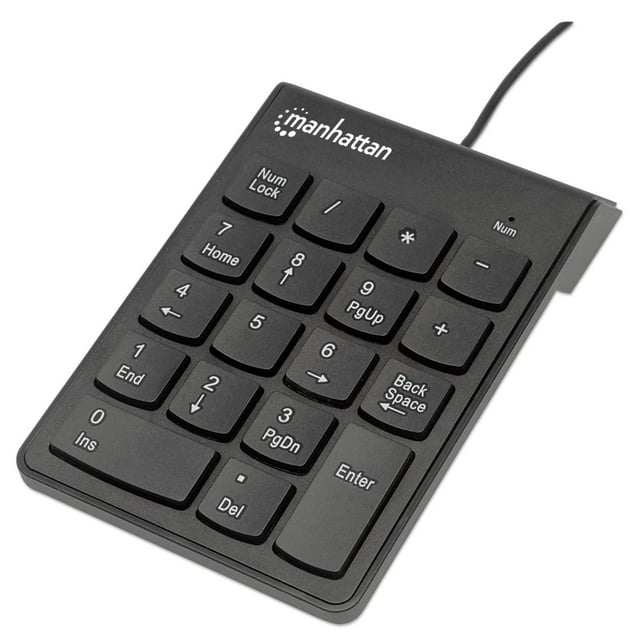 Manhattan USB Numeric Keypad with 18 Full-size keys