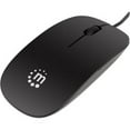 thumbnail image 1 of Manhattan USB Optical Mouse with Scroll Wheel, 1000dpi, Black, 1 of 9