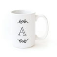 thumbnail image 1 of Manhattan Wreath Personalized Monogram Coffee Mug, 1 of 4