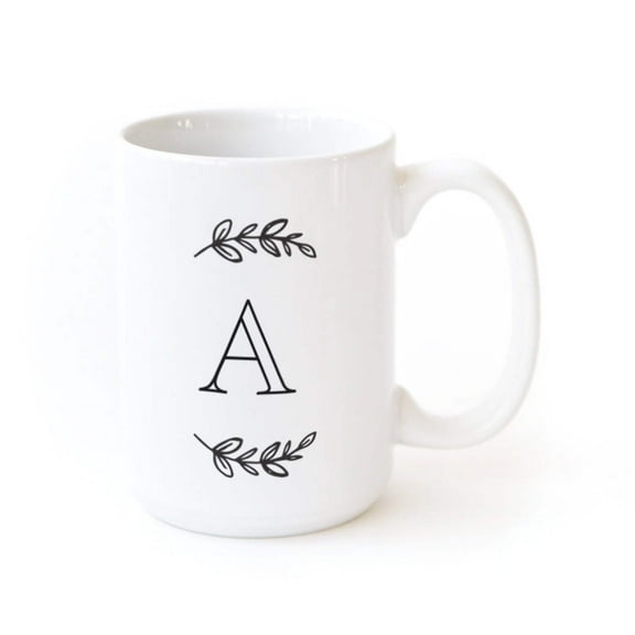 Manhattan Wreath Personalized Monogram Coffee Mug