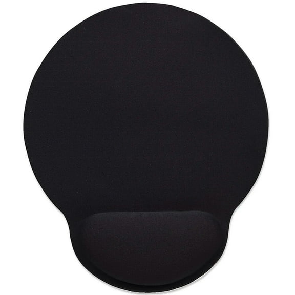Manhattan Wrist-Rest Gel Mouse Pad, Black