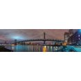 thumbnail image 1 of Manhattan bridge and New York city skyline Poster Print by Assaf Frank (8 x 24), 1 of 1