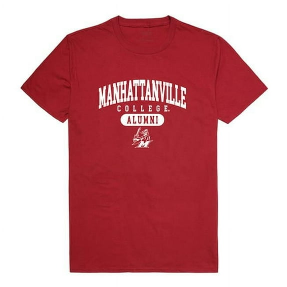 Manhattanville College Valiants Alumni T-Shirt, Cardinal - Large