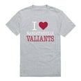 thumbnail image 1 of Manhattanville College Valiants I Love T-Shirt, Heather Grey - Extra Large, 1 of 1