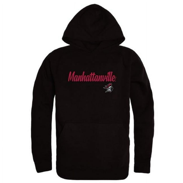 Manhattanville College Valiants Script Hoodie Black Medium Walmart