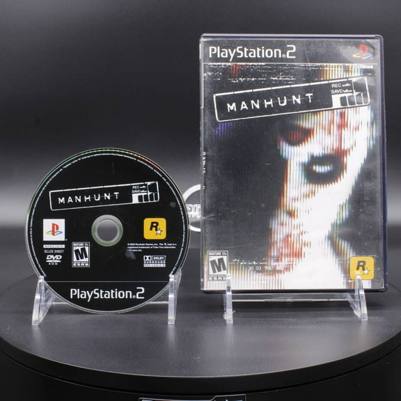 Restored Manhunt Video Game for PlayStation 2, Physical Format, Action & Adventure Genre, 1 Offline Player