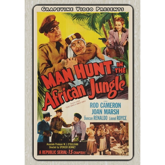 Manhunt in the African Jungle (1943) 2 Disc set