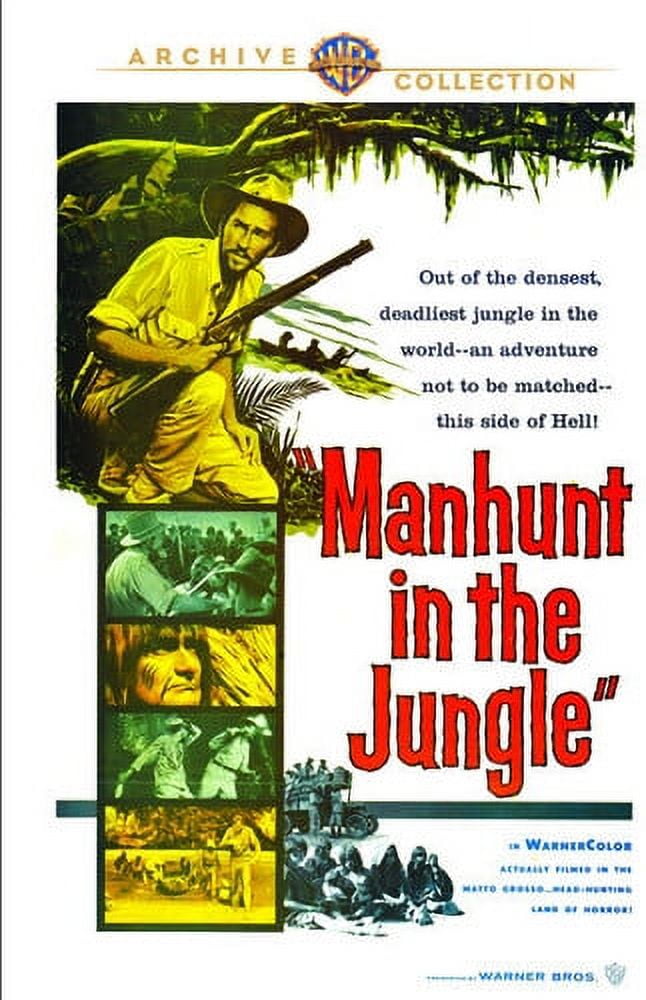Manhunt in the Jungle (DVD), Warner Archives, Action & Adventure ...