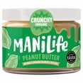 thumbnail image 1 of ManiLife Organic Crunchy Peanut Butter 275g, British Import (Pack of 2), 1 of 2