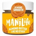 thumbnail image 1 of ManiLife Smooth Almond Butter 160g, British Import (Pack of 3), 1 of 2