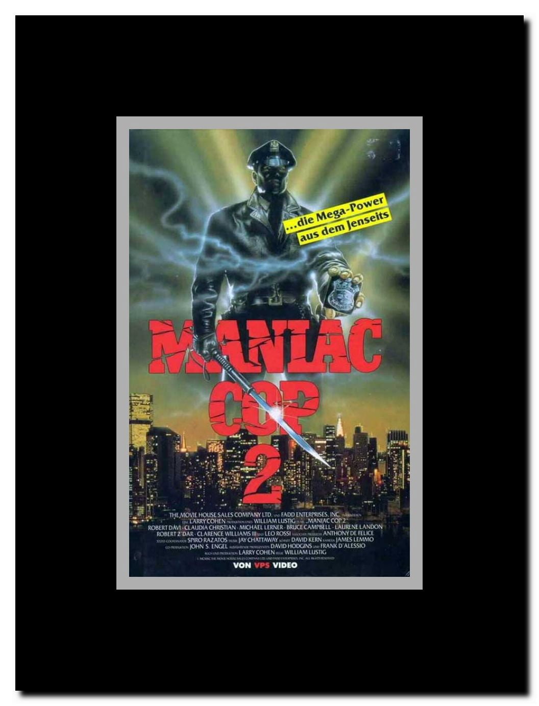 Maniac Cop 2 Framed Movie Poster