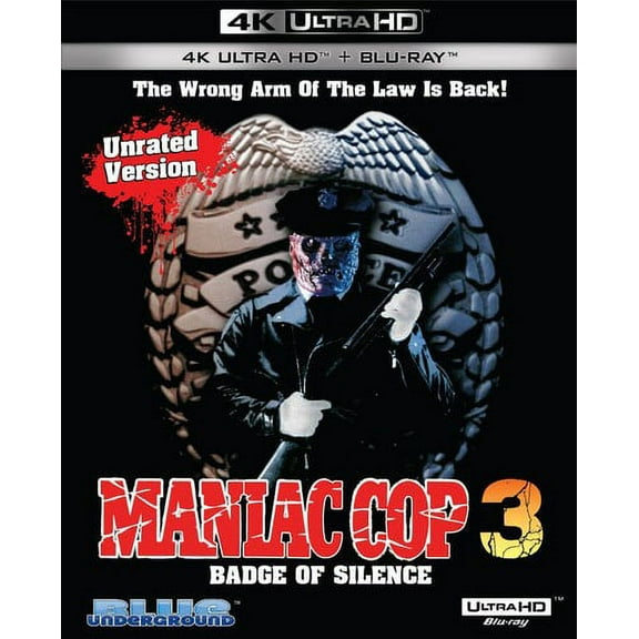 Maniac Cop 3: Badge of Silence (4K Ultra HD + Blu-ray)