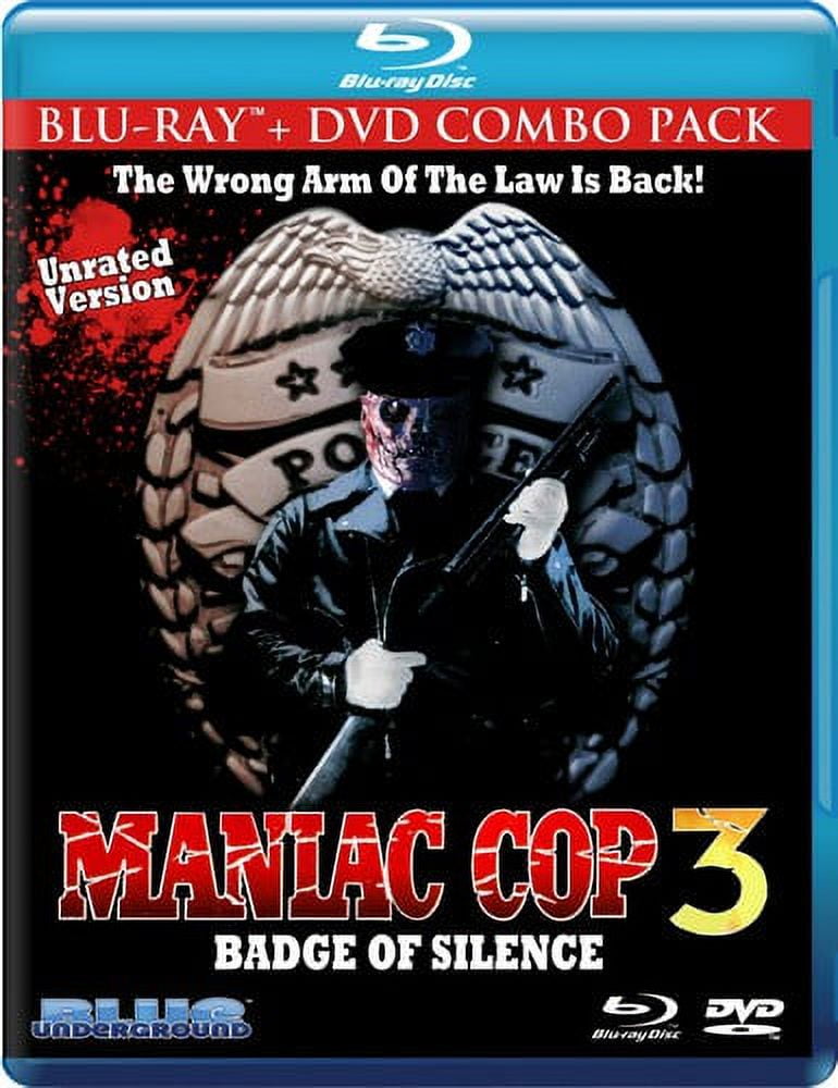 Maniac Cop 3 ブルーレイ＋DVD コンボパック Maniac Cop 3: Badge of Silence (Blu-ray + DVD) - Walmart.com