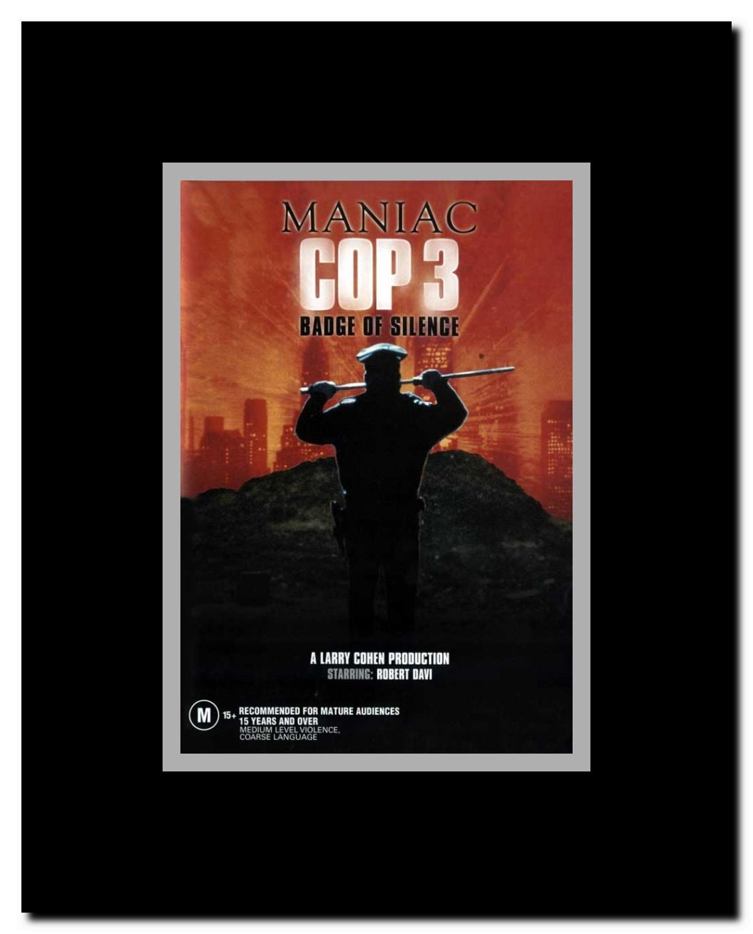 Maniac Cop 3: Badge of Silence Framed Movie Poster
