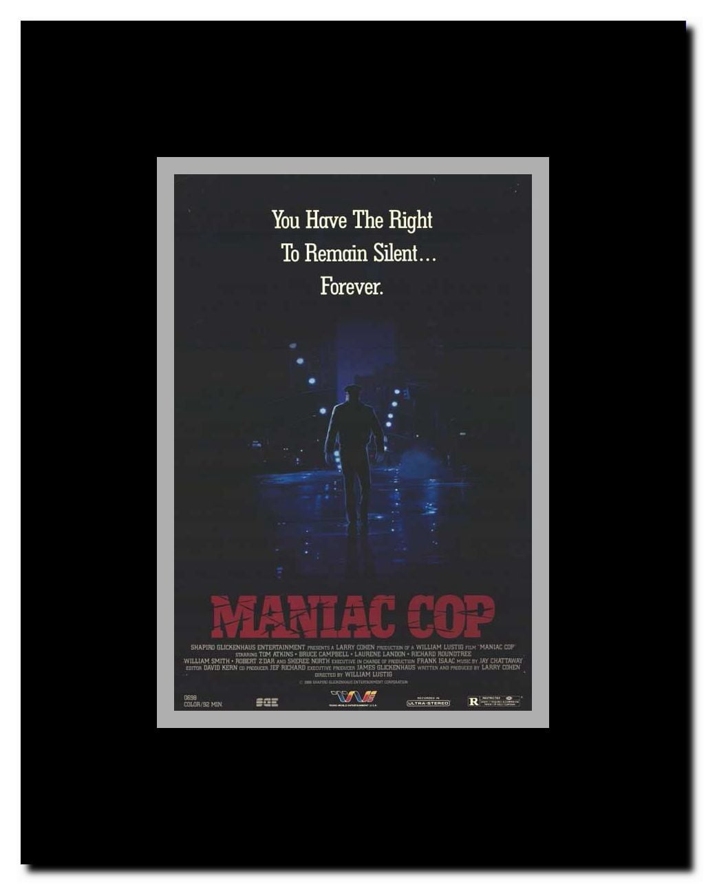 Maniac Cop Framed Movie Poster