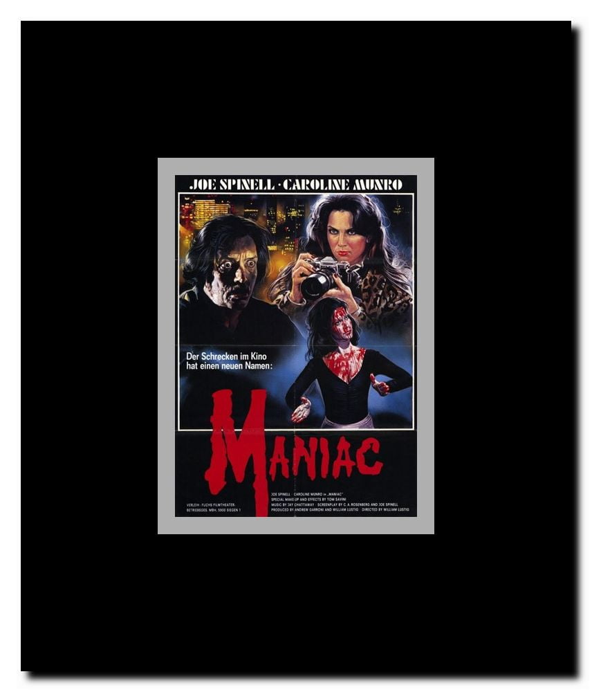 Maniac Framed Movie Poster