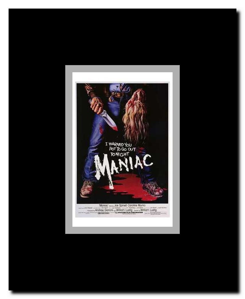 Maniac Framed Movie Poster
