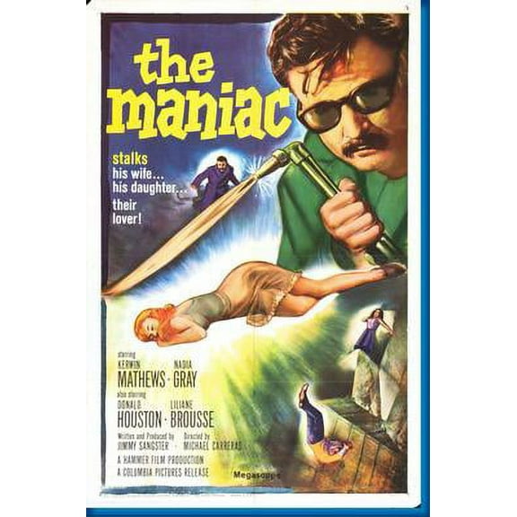 Maniac The Movie Poster Art decor Art Poster 24x36 Unframed, Age: Adults, Rectangle Z Posters
