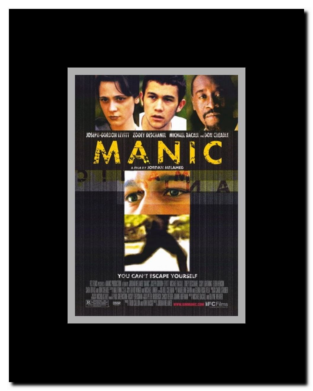 Manic Framed Movie Poster