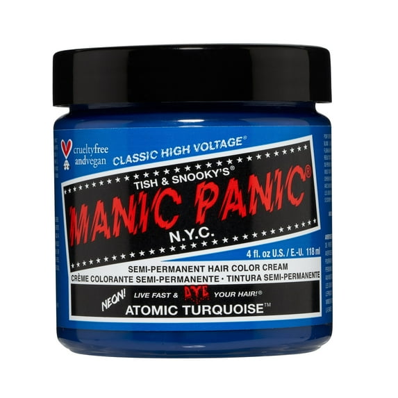 Manic Panic Atomic Turquoise Classic Creme High Voltage Hair Color