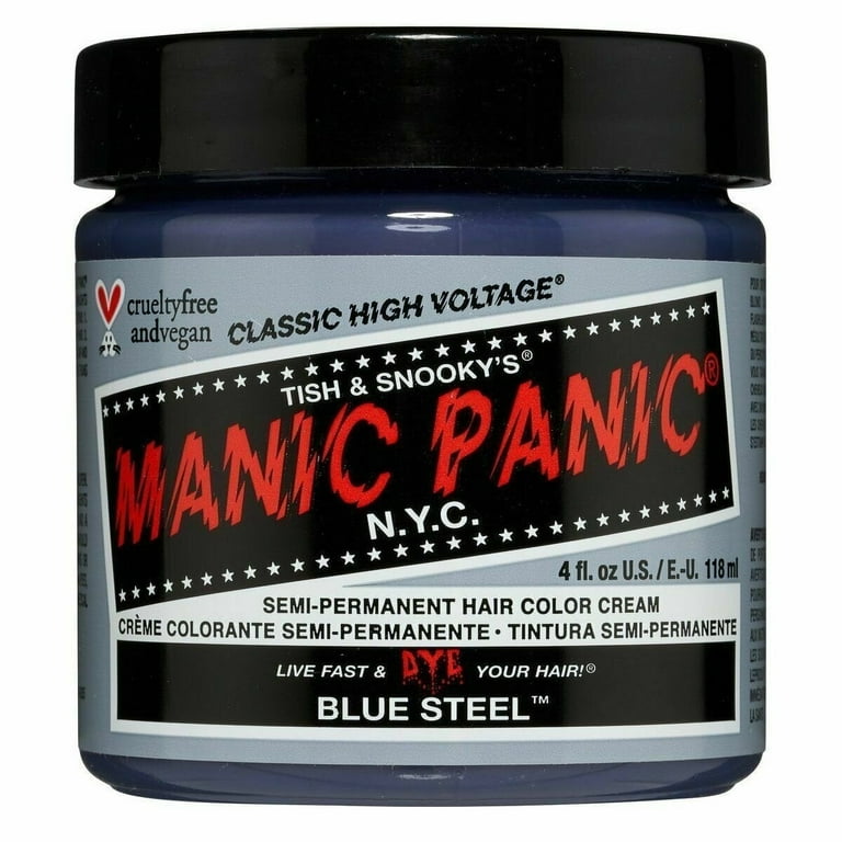 MANIC PANIC Classic Blue Steel Semi Permanent Hair Color - Cool