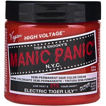 Manic Panic SemiPermanent Hair Color Cream, Cleo Rose 4 oz