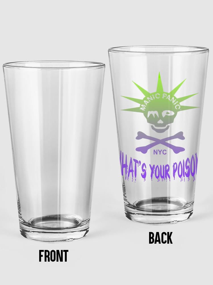Manic Panic Whats Your Poison Pint Glass - Thumbnail 4