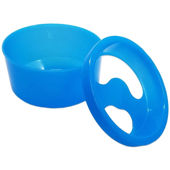 Manicure Bowls Nail Art Hand Soak Treatment Bowls (Round Soak Bowl, BLUE)