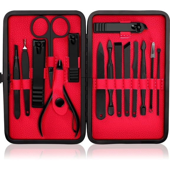 16Pcs Nail Kit Manicure Set for Adult Women Men Nail Clipper Set Manicure Kit