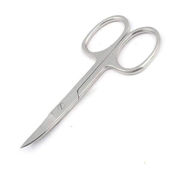 OdontoMed2011 1 PC Professional Stainless Steel Scissor Nail Art Manicure Scissors Eyebrow Nose Hair Nail Cuticle Curved Scissors Makeup Tools