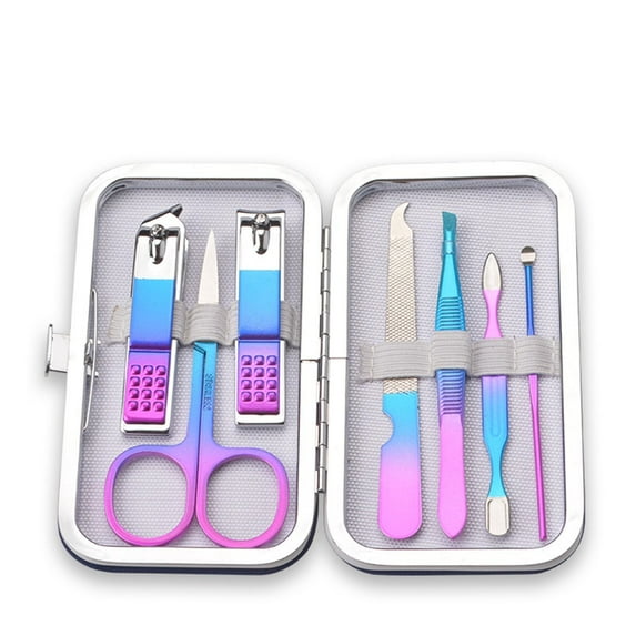 Manicure Pedicure Set Stainless Steel Nail Care Kit Complete Toe Fingernail Tools Grooming Trimmer Clipper Cutter