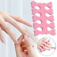 thumbnail image 1 of Manicure Pedicure Toe Separators, Nail Polish Toe Separators, Heart-Shaped Soft Sponge Nail Separators for Men and Women, Comfortable Flexible Medium Size for Home and Salon Use, 1 of 7