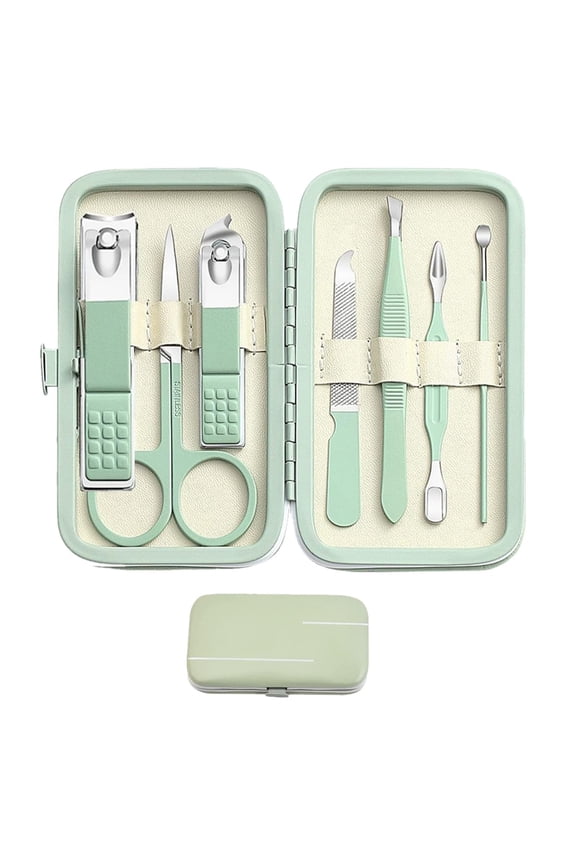 Manicure Set Nail Clipper Set Men Women Toe Finger Nail Clipper Personal Care Tools with Portable Travel Case Manicure Pedicure Tools Grooming Kit Gift for Men Women Family Friends Wife