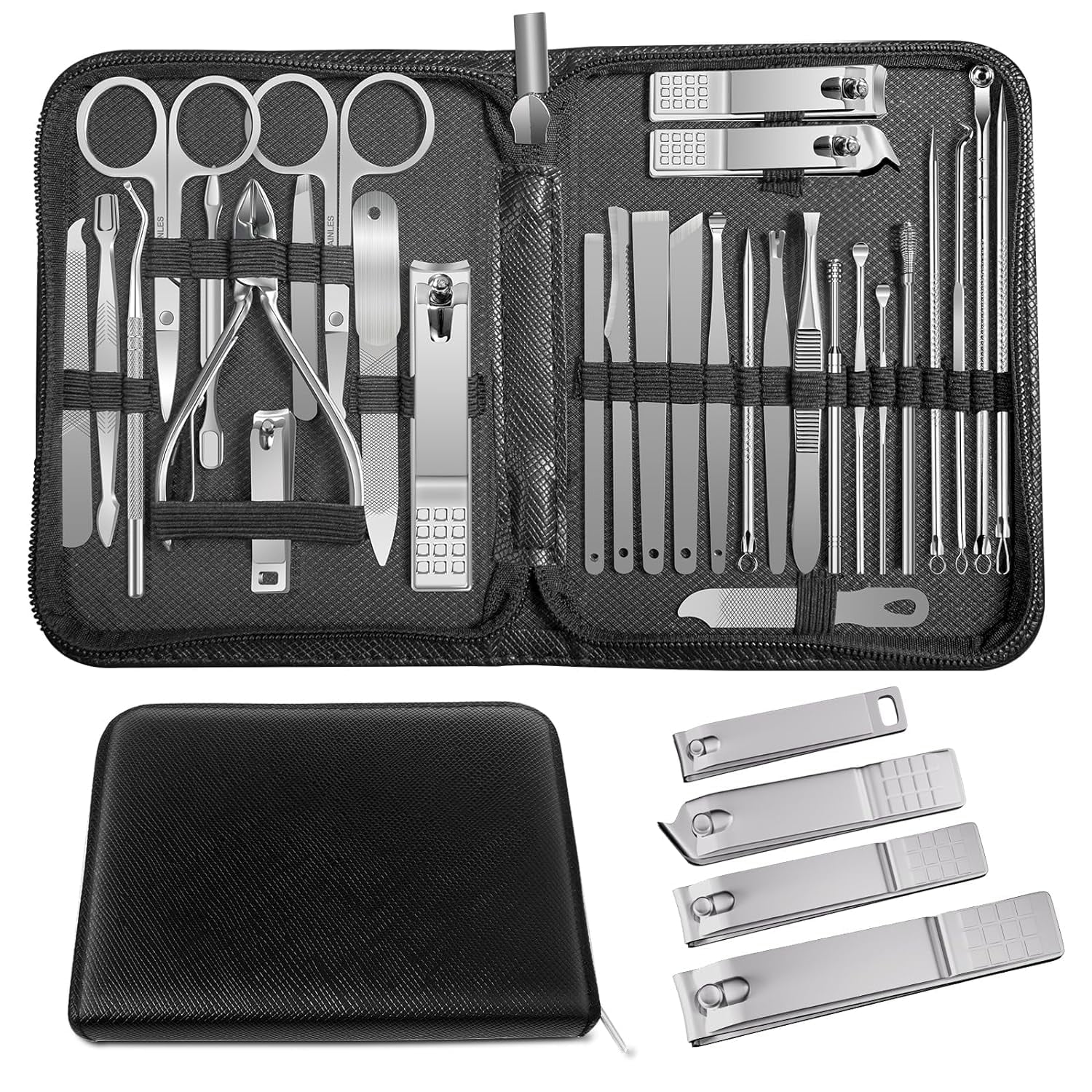 Manicure Set Professional Set Nail Clippers Pedicure Kit30 Pieces