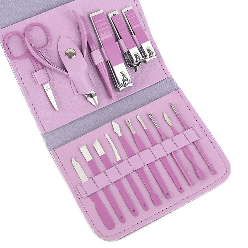 Manicure Set Professional Nail Clippers Pedicure Kit,Professional 16 pcs Stainless Steel