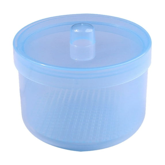 Manicure Storage Transparent Double Layer Detachable Nail Tool Organizer Portable Cosmetic for Home Salon